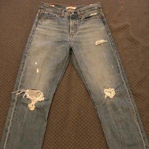 Levi's wedgie straight jeans